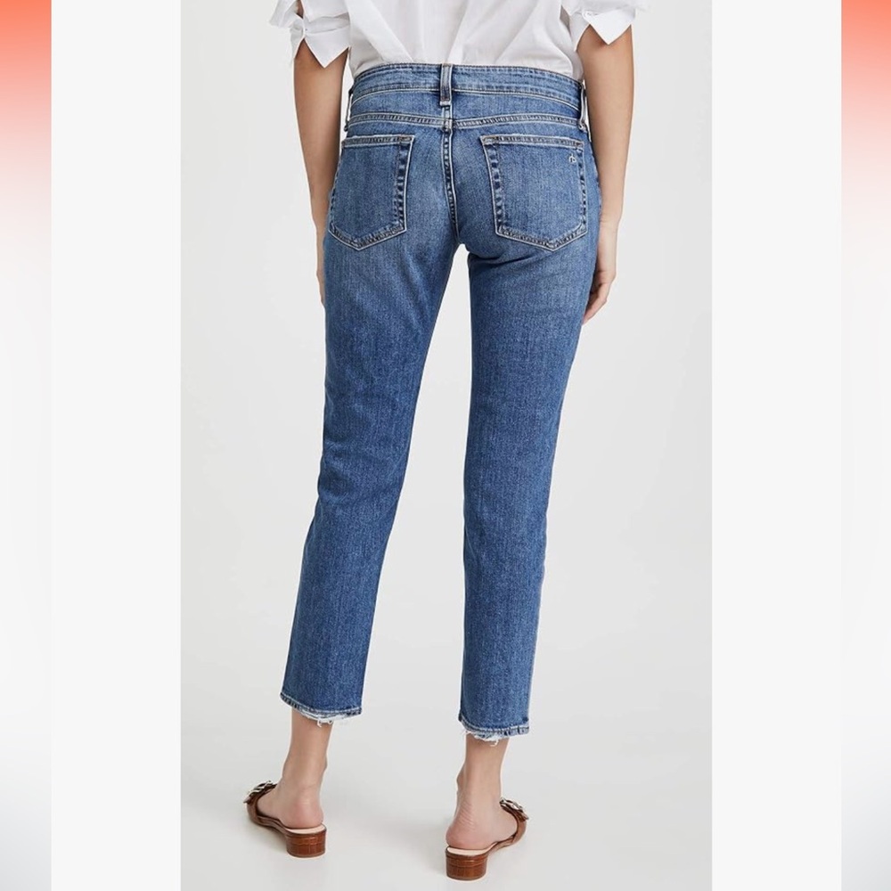 Rag & Bone Dre Blue Denim Jeans - Picture 4 of 8